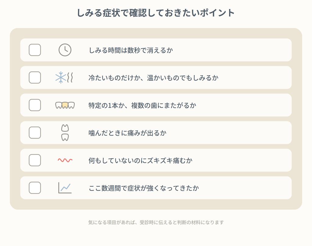 自分で確認しておきたいチェックポイント